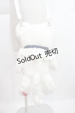 画像3: BABY,THE STARS SHINE BRIGHT / ねこくみゃポシェット  白Ｘ紺 I-25-04-16-106-BA-BG-HD-ZT170