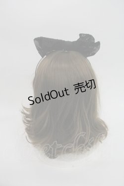 画像2: Moi-meme-Moitie / クロスアーチ十字架チャームカチューシャ  黒ｘゴールド I-25-04-16-113-MO-AC-HD-ZI