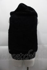 画像2: 【SALE】PINK HOUSE / ボアフードベスト  黒 I-25-04-16-025-LO-TO-HD-ZT111 (2)