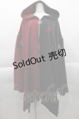 NieR Clothing / 裏起毛2トーンパーカー  赤Ｘ黒 I-25-04-16-030-PU-TO-HD-ZI