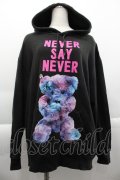 MILKBOY / NEVER SAY NEVER HOODIE  ブラック I-25-04-16-035-MB-TO-HD-ZI