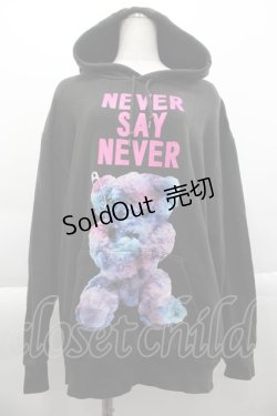 画像1: MILKBOY / NEVER SAY NEVER HOODIE  ブラック I-25-04-16-035-MB-TO-HD-ZI