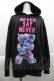 画像1: MILKBOY / NEVER SAY NEVER HOODIE  ブラック I-25-04-16-035-MB-TO-HD-ZI (1)