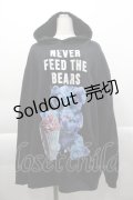 MILKBOY / NEVER FEED BEAR HOODY  ブラック I-25-04-16-036-MB-TO-HD-ZI