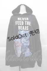 MILKBOY / NEVER FEED BEAR HOODY  ブラック I-25-04-16-036-MB-TO-HD-ZI
