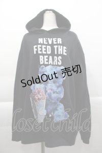 MILKBOY / NEVER FEED BEAR HOODY  ブラック I-25-04-16-036-MB-TO-HD-ZI