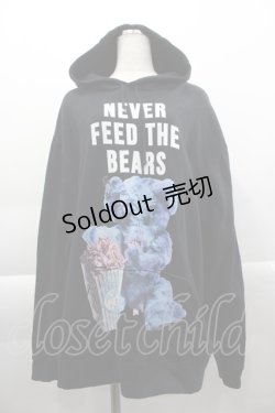 画像1: MILKBOY / NEVER FEED BEAR HOODY  ブラック I-25-04-16-036-MB-TO-HD-ZI