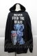 画像1: MILKBOY / NEVER FEED BEAR HOODY  ブラック I-25-04-16-036-MB-TO-HD-ZI (1)