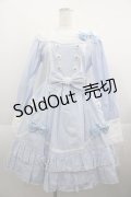 BABY,THE STARS SHINE BRIGHT / Sweet Margueriteワンピース  サックスＸ白 I-25-04-19-052-BA-OP-HD-ZI