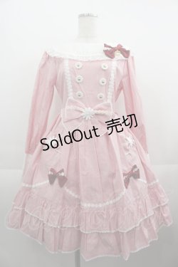 画像1: BABY,THE STARS SHINE BRIGHT / Sweet Margueriteワンピース  赤Ｘ白 I-25-04-19-053-BA-OP-HD-ZY