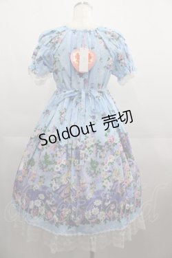 画像2: BABY,THE STARS SHINE BRIGHT / ALICEドットチュールワンピース  サックス I-25-04-19-058-BA-OP-HD-ZI