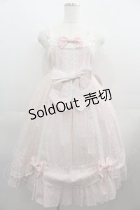 BABY,THE STARS SHINE BRIGHT / スノードットジャンパースカート  ピンク I-25-04-19-060-BA-OP-HD-ZI