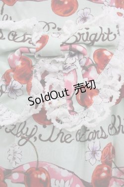 画像3: BABY,THE STARS SHINE BRIGHT / チェリーランデヴー〜BABY CHERRY の恋の始まり〜柄ジャンパースカートII  ミント I-25-04-19-062-BA-OP-HD-ZY