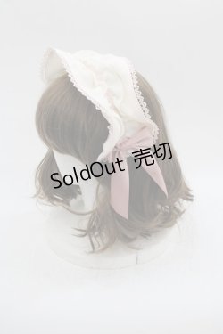 画像2: axes femme kawaii / ドットチュールフリルカチューシャ  ピンク I-25-04-19-007-AX-AC-HD-ZI
