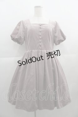 画像1: Ank Rouge / 半袖ベルベットワンピース  ピンク I-25-04-19-092-CA-OP-HD-ZI