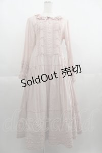 PINK HOUSE / はしごリボンローンワンピース  ピンク I-25-04-19-110-LO-OP-HD-ZY