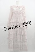 PINK HOUSE / ホワイトローズ刺繍使いワンピース  ピンク I-25-04-19-111-LO-OP-HD-ZY