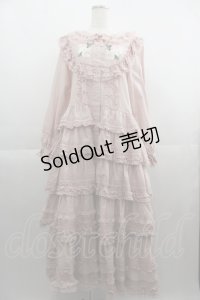 PINK HOUSE / ホワイトローズ刺繍使いワンピース  ピンク I-25-04-19-111-LO-OP-HD-ZY