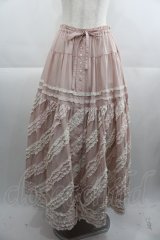 PINK HOUSE / 配色フリルローンスカート  ピンク I-25-04-19-123-LO-SK-HD-ZI