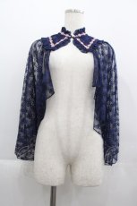 画像1: 【SALE】axes femme Kawaii / ブルーミングレースケープ M 紺 I-25-04-19-012-AX-JA-HD-ZT497 (1)