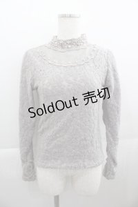axes femme / レーストップス  グレー I-25-04-19-016-AX-TO-HD-ZI