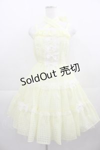 Angelic Pretty / マーガレットドールジャンパースカート  イエロー I-25-04-19-024-AP-OP-HD-ZI
