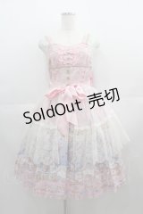 Angelic Pretty / Eternal Carnivalペプラムジャンパースカート  ピンク I-25-04-19-031-AP-OP-HD-ZI
