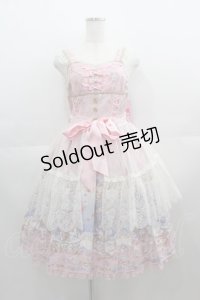 Angelic Pretty / Eternal Carnivalペプラムジャンパースカート  ピンク I-25-04-19-031-AP-OP-HD-ZI