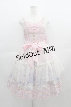 画像1: Angelic Pretty / Eternal Carnivalペプラムジャンパースカート  ピンク I-25-04-19-031-AP-OP-HD-ZI