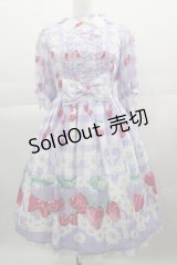 Angelic Pretty / チェリーマルグリットワンピース  ラベンダー I-25-04-19-037-AP-OP-HD-ZI