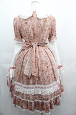 画像2: BABY,THE STARS SHINE BRIGHT / フラワーブーケワンピース  ピンクＸ白 I-25-04-21-049-BA-OP-HD-ZI (2)