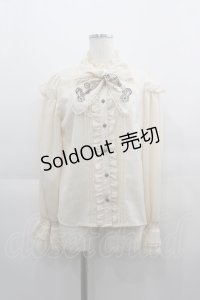 Amavel / Antique Balloon ボウタイブラウス  アイボリー I-25-04-21-006-CA-BL-HD-ZI