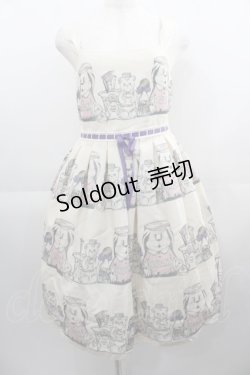 画像1: Emily Temple cute / my Dresserノースリーブワンピース M アイボリー I-25-04-21-062-ET-OP-HD-ZI