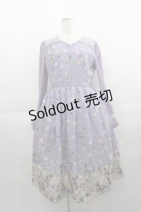 axes femme POETIQUE / スウィートキャンディワンピース M ラベンダー I-25-04-21-064-AX-OP-HD-ZI