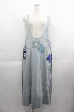 画像1: 【SALE】PINK HOUSE / ロゴワッペンジャンパースカート  サックス I-25-04-21-076-LO-OP-HD-ZT364 (1)