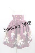 ALICE and the PIRATES / The Knights of St.Lily柄スカート  ワイン I-25-04-21-089-PA-SK-HD-ZI