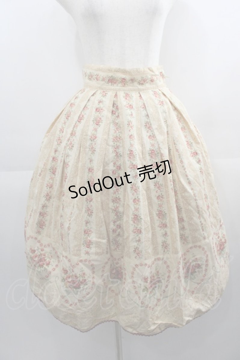 画像1: Mary Magdalene / ハートブーケスカート  生成り I-25-04-21-091-CL-SK-HD-ZI (1)