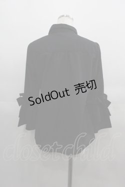 画像2: axes femme kawaii / パールブローチ付ブラウス M ブラック I-25-04-21-008-AX-BL-HD-ZI
