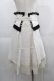 画像2: Ozz Croce / 薔薇刺繍ベルトオーバースカート&レーススカートセット  白 I-25-04-21-092-OO-SK-HD-ZI (2)