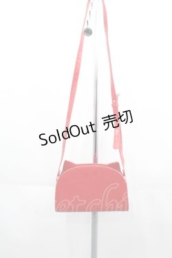 画像2: 【SALE】Franche Lippee / つやつやねこショルダーバッグ  赤 I-25-04-21-107-LO-BG-HD-ZT286