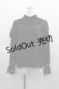 axes femme POETIQUE / ボリューム袖ブラウス M ブラック I-25-04-21-010-AX-BL-HD-ZI