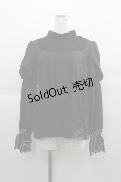 画像1: axes femme POETIQUE / ボリューム袖ブラウス M ブラック I-25-04-21-010-AX-BL-HD-ZI