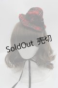PUTUMAYO / G/チェックミニハット  赤チェック I-25-04-21-111-PT-ZA-HD-ZI