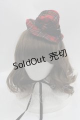 PUTUMAYO / G/チェックミニハット  赤チェック I-25-04-21-111-PT-ZA-HD-ZI