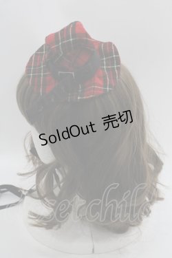 画像2: PUTUMAYO / G/チェックミニハット  赤チェック I-25-04-21-111-PT-ZA-HD-ZI