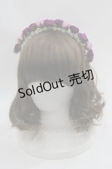 metamorphose / varie roseカチューシャ  パープル I-25-04-21-112-ME-AC-HD-ZI