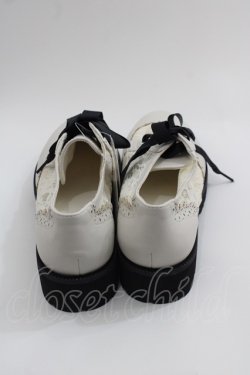 画像3: axes femme / 厚底レースアップシューズ M 生成り I-25-04-21-124-AX-SH-HD-ZI