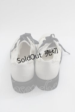 画像3: axes femme / 厚底レースアップシューズ M 生成り I-25-04-21-124-AX-SH-HD-ZI