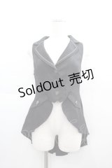 axes femme POETIQUE / フィッシュテールベスト  黒 I-25-04-21-021-AX-TO-HD-ZI