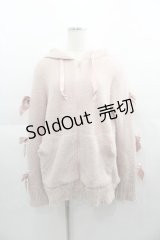 PINK HOUSE / ロゴリボンボアパーカー  ピンク I-25-04-21-036-LO-TO-HD-ZI